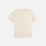 Picture of SCOTCH&SODA WOMEN'S SMALL CHEST ARTWORK REGULAR FIT T-SHIRT IN EGGNOG 2
