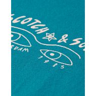 Picture of SCOTCH&SODA WOMEN'S SMALL CHEST ARTWORK REGULAR FIT T-SHIRT IN DEEP LAGOON 3