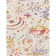 Picture of SCOTCH&SODA WOMEN'S PRINTED SHORT SLEEVE SHIRT IN COSMIC SKY EGGNOG 3