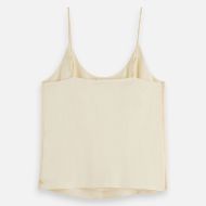Picture of SCOTCH&SODA WOMEN'S CORE JERSEY WOVEN TANK IN OFF WHITE 2