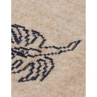 Picture of SCOTCH&SODA WOMEN'S EMBROIDERED CREW NECK CARDIGAN IN OATMEAL MELANGE 3