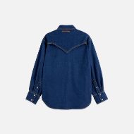 Picture of SCOTCH&SODA WOMEN'S WESTERN DENIM SHIRT IN TOP NOTCH 2