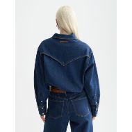 Picture of SCOTCH&SODA WOMEN'S WESTERN DENIM SHIRT IN TOP NOTCH 5