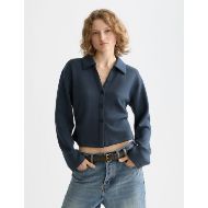 Picture of SCOTCH&SODA WOMEN'S MODAL SHIRT IN CARBON 4