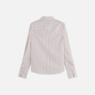 Picture of SCOTCH&SODA WOMEN'S REGULAR FIT POPLIN SHIRT IN MICRO STRIPE 2
