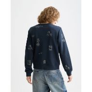 Picture of SCOTCH&SODA WOMEN'S EMBROIDERED REGULAR FIT SWEATSHIRT IN CARBON 5
