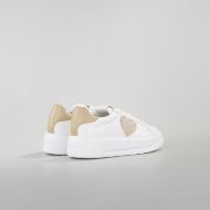 Picture of LOVE MOSCHINO WOMEN'S SNEAKERS ECLIPSE CRYSTAL STRASS IN WHITE/BEIGE 3
