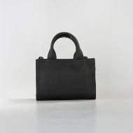 Picture of LOVE MOSCHINO WOMEN'S SMALL SHOPPING BAG SIGNATURE LOVE IN BLACK 3