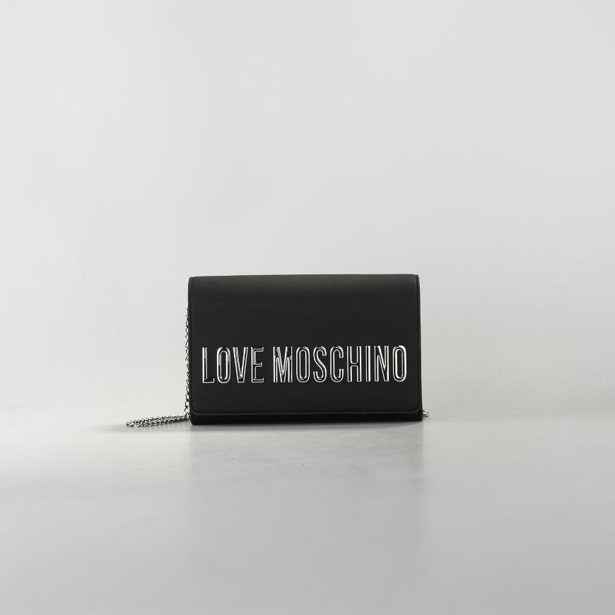 Picture of LOVE MOSCHINO WOMEN'S MAXI LETTERING SMART DAILY BAG IN BLACK