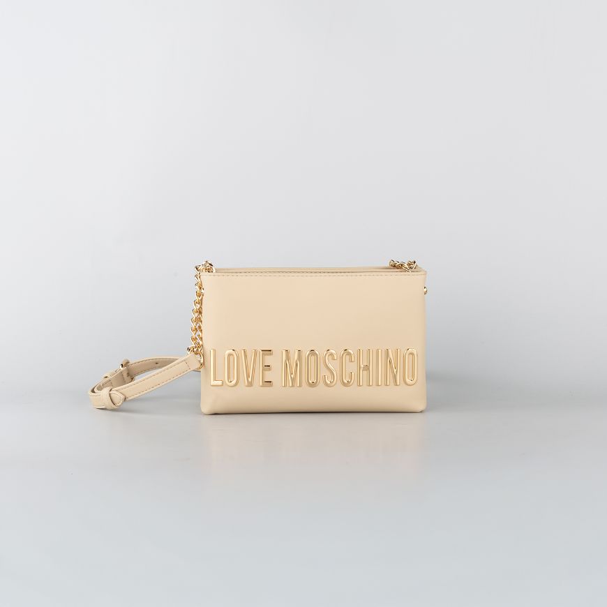 Picture of LOVE MOSCHINO WOMEN'S CROSSBODY BAG BOLD LOVE IN BEIGE