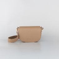 Picture of LOVE MOSCHINO WOMEN'S CROSSBODY BAG GIANT LOGO IN BEIGE 1