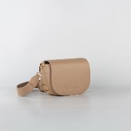 Picture of LOVE MOSCHINO WOMEN'S CROSSBODY BAG GIANT LOGO IN BEIGE 2