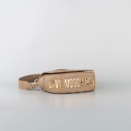 Picture of LOVE MOSCHINO WOMEN'S CROSSBODY BAG GIANT LOGO IN BEIGE 3