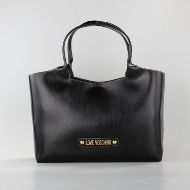 Picture of LOVE MOSCHINO WOMEN'S MAXI SHOPPER BAG IN BLACK 1