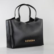 Picture of LOVE MOSCHINO WOMEN'S MAXI SHOPPER BAG IN BLACK 2
