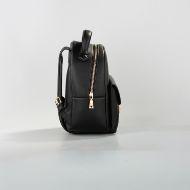 Picture of LOVE MOSCHINO WOMEN'S BACKPACK HEART TURNLOCK IN BLACK 2