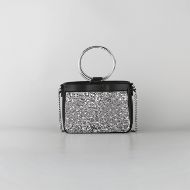 Picture of LOVE MOSCHINO WOMEN'S HANDBAG GLIMMER IN BLACK 3