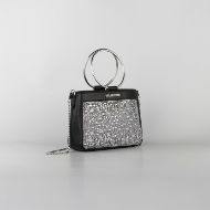 Picture of LOVE MOSCHINO WOMEN'S HANDBAG GLIMMER IN BLACK 2