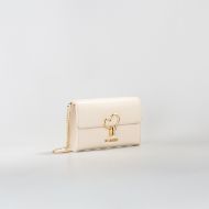 Picture of LOVE MOSCHINO WOMEN'S SMART DAILY BAG HEART TURNLOCK IN IVORY 2
