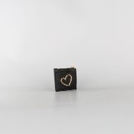 Picture of LOVE MOSCHINO WOMEN'S CARDHOLDER HEART TURNLOCK IN BLACK 2