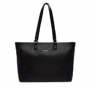 Picture of REPLAY WOMEN'S SOLID-COLOUR SHOPPER WITH LOGO IN BLACK 1