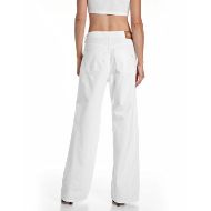 Picture of REPLAY WOMEN'S NARJA BAGGY FIT JEANS 11 OZ RECYCLED BULL IN NATURAL WHITE 3