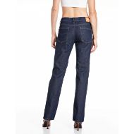 Picture of REPLAY WOMEN'S AKEME STRAIGHT FIT JEANS 12 OZ COTTON/LYOCELL STRETCH INDIGO IN DARK BLUE 3