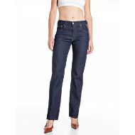 Picture of REPLAY WOMEN'S AKEME STRAIGHT FIT JEANS 12 OZ COTTON/LYOCELL STRETCH INDIGO IN DARK BLUE 1