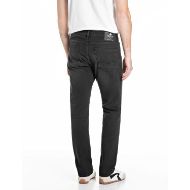 Picture of REPLAY MEN'S AIDEEN STRAIGHT FIT JEANS 11 OZ BLACK OD COMFORT IN BLACK DELAVÈ 3