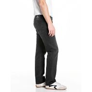 Picture of REPLAY MEN'S AIDEEN STRAIGHT FIT JEANS 11 OZ BLACK OD COMFORT IN BLACK DELAVÈ 2