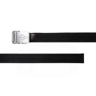 Picture of REPLAY MEN'S RIBBED BELT WITH LOGO BUCKLE IN SILVER BLACK 2