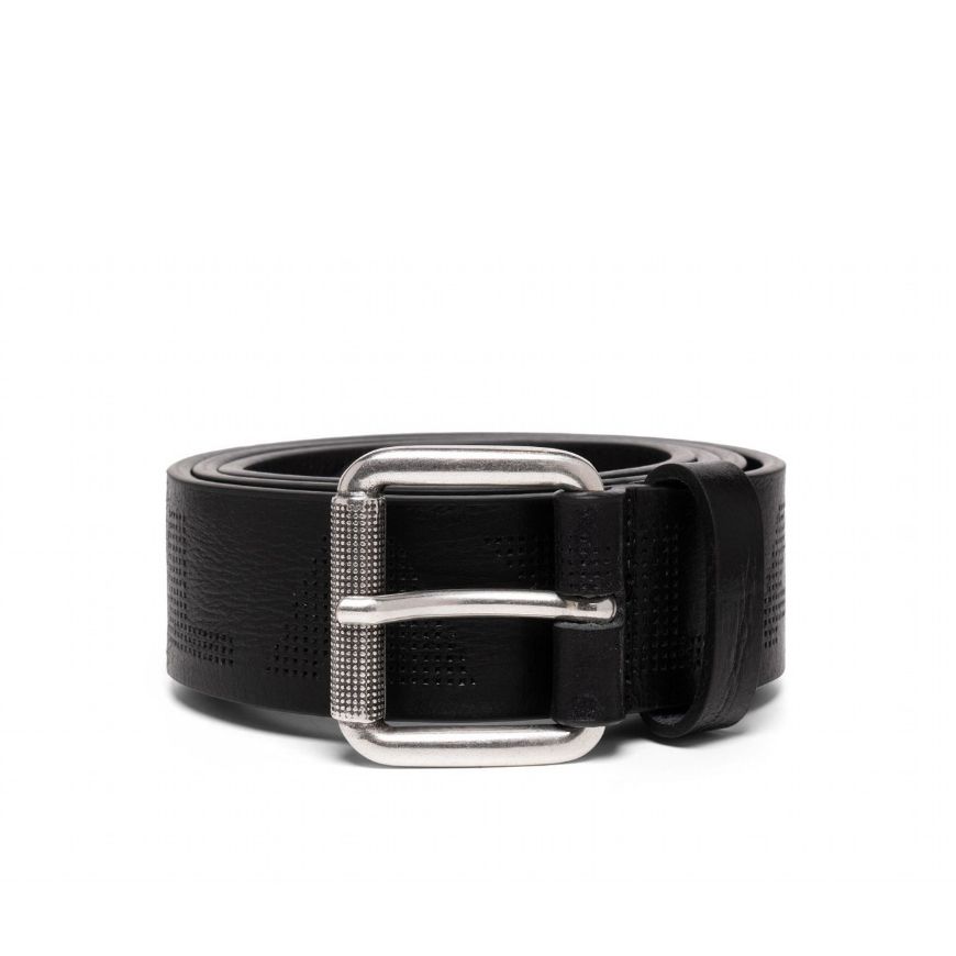 Picture of REPLAY MEN'S BUFFALO LEATHER BELT IN BLACK
