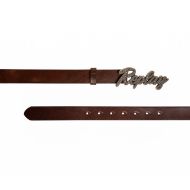 Picture of REPLAY WOMEN'S REPLAY BUCKLE PULL-UP LEATHER BELT IN PARTRIDGE 2