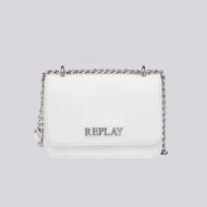 Снимка на REPLAY ДАМСКА ЧАНТА ЗА РАМО CROSSBODY BAG WITH CHAIN В БЯЛ 1