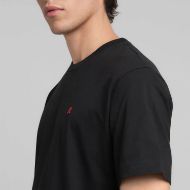 Picture of REPLAY MEN'S JERSEY T-SHIRT WITH RED R LOGO IN BLACK 5