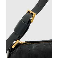 Снимка на ALLSAINTS ДАМСКА ЧАНТА EDBURY PANEL LEATHER SHOULDER BAG В ЧЕРНО 4