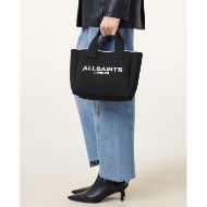 Снимка на ALLSAINTS ДАМСКА ЧАНТА IZZY LOGO PRINT KNITTED MINI TOTE BAG В ЧЕРНО 3