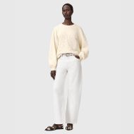 Снимка на ALLSAINTS ДАМСКИ СУИТШЪРТ LILA EMBOSSED SWEATSHIRT В БЯЛО 4