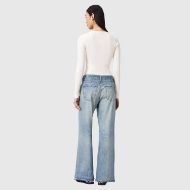 Снимка на ALLSAINTS ДАМСКИ ПАНТАЛОН KAI TERRY TENCEL TROUSERS В СИНЬО 5
