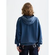 Picture of SCOTCH&SODA WOMEN'S 40 YEARS WASHED ARTWORK HOODIE IN ENSIGN BLUE 5