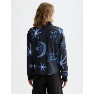 Picture of SCOTCH&SODA WOMEN'S QUILTED REVERSIBLE BOMBER JACKET IN METEORITE 6