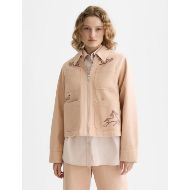 Picture of SCOTCH&SODA WOMEN'S EMBROIDERED JACKET IN ROSE DUST 4