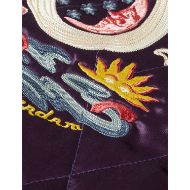 Picture of SCOTCH&SODA WOMEN'S 40 YEARS EMBROIDERED SOUVENIR JACKET IN SWEET GRAPE 3