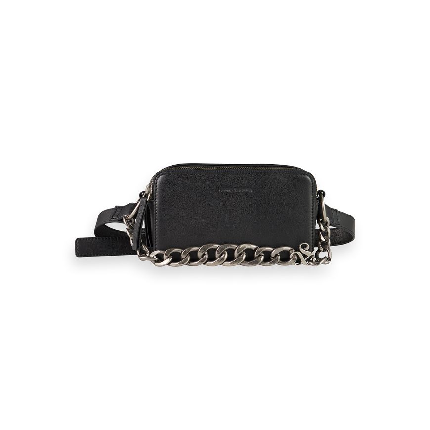 Picture of SCOTCH&SODA WOMEN'S CORE REPORTER BAG IN BLACK