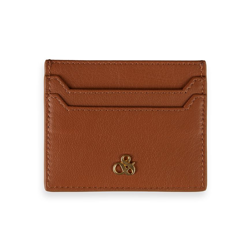 Picture of SCOTCH&SODA WOMEN'S CORE CARDHOLDER IN COGNAC