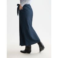 Picture of SCOTCH&SODA WOMEN'S TIE WRAP SKIRT IN CARBON 5