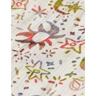 Picture of SCOTCH&SODA WOMEN'S PRINTED LONG SLEEVE MINI DRESS IN COSMIC SKY EGGNOG 3