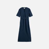 Picture of SCOTCH&SODA WOMEN'S TIE WRAP DRESS IN CARBON 2