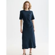 Picture of SCOTCH&SODA WOMEN'S TIE WRAP DRESS IN CARBON 6