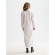 Picture of SCOTCH&SODA WOMEN'S RELAXED TIE SHIRT DRESS IN MICRO STRIPE 5